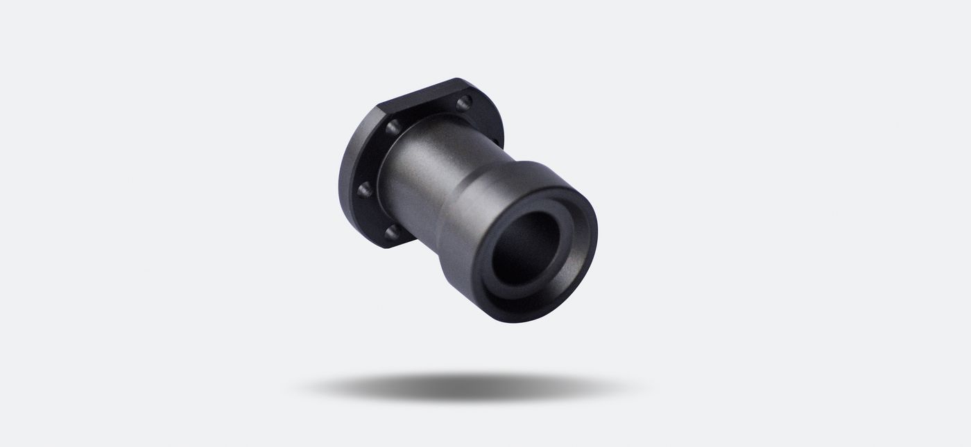 Engineering-plastic part machined to drawing (20)